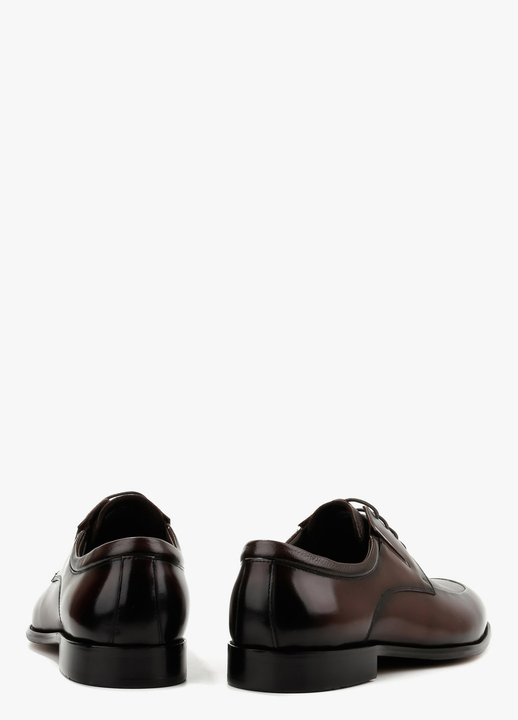 Темно-коричневые праздничные, вечерние, классические, кэжуал туфли Le'BERDES на шнурках