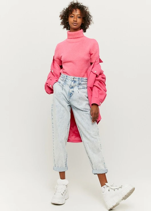 Джинсы Skinny Jeans - WOVEN HW MOM DENIM Tally Weijl - (228499680)