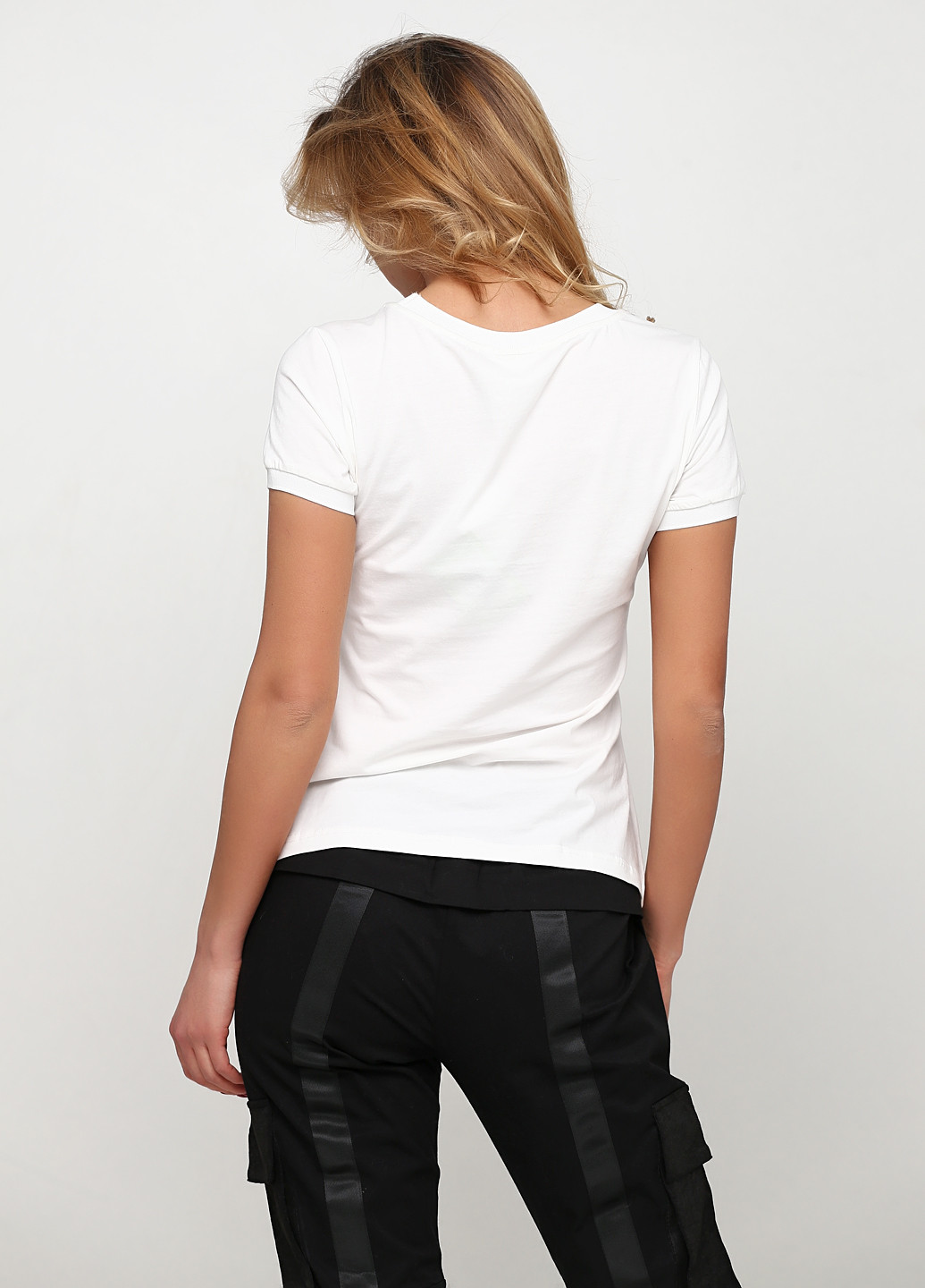 Біла літня футболка luxury by new denmark