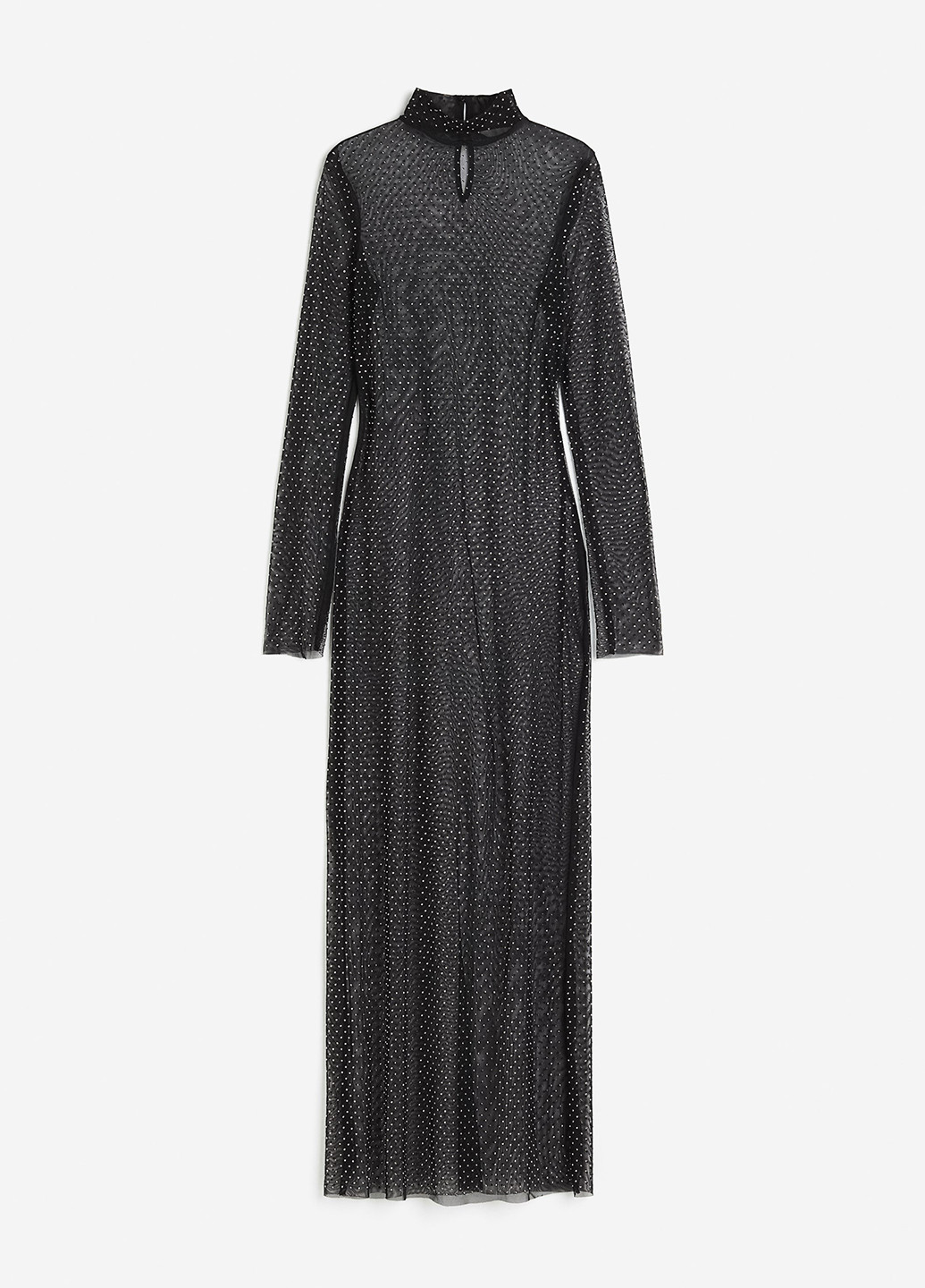 Чорна вечірня сукня а-силует H&M однотонна