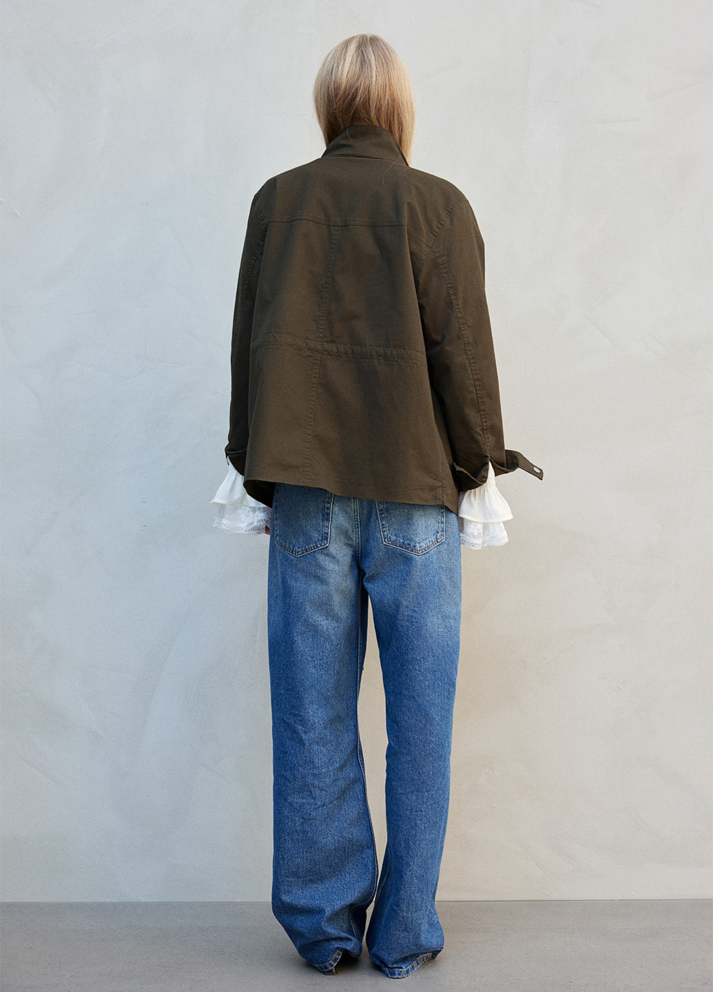 Коричнева демісезонна куртка H&M