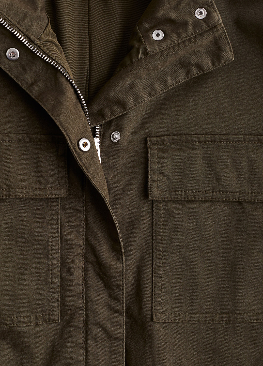 Коричнева демісезонна куртка H&M