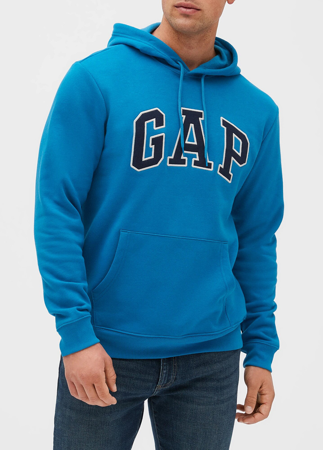 Худи Gap логотипы синие кэжуалы хлопок