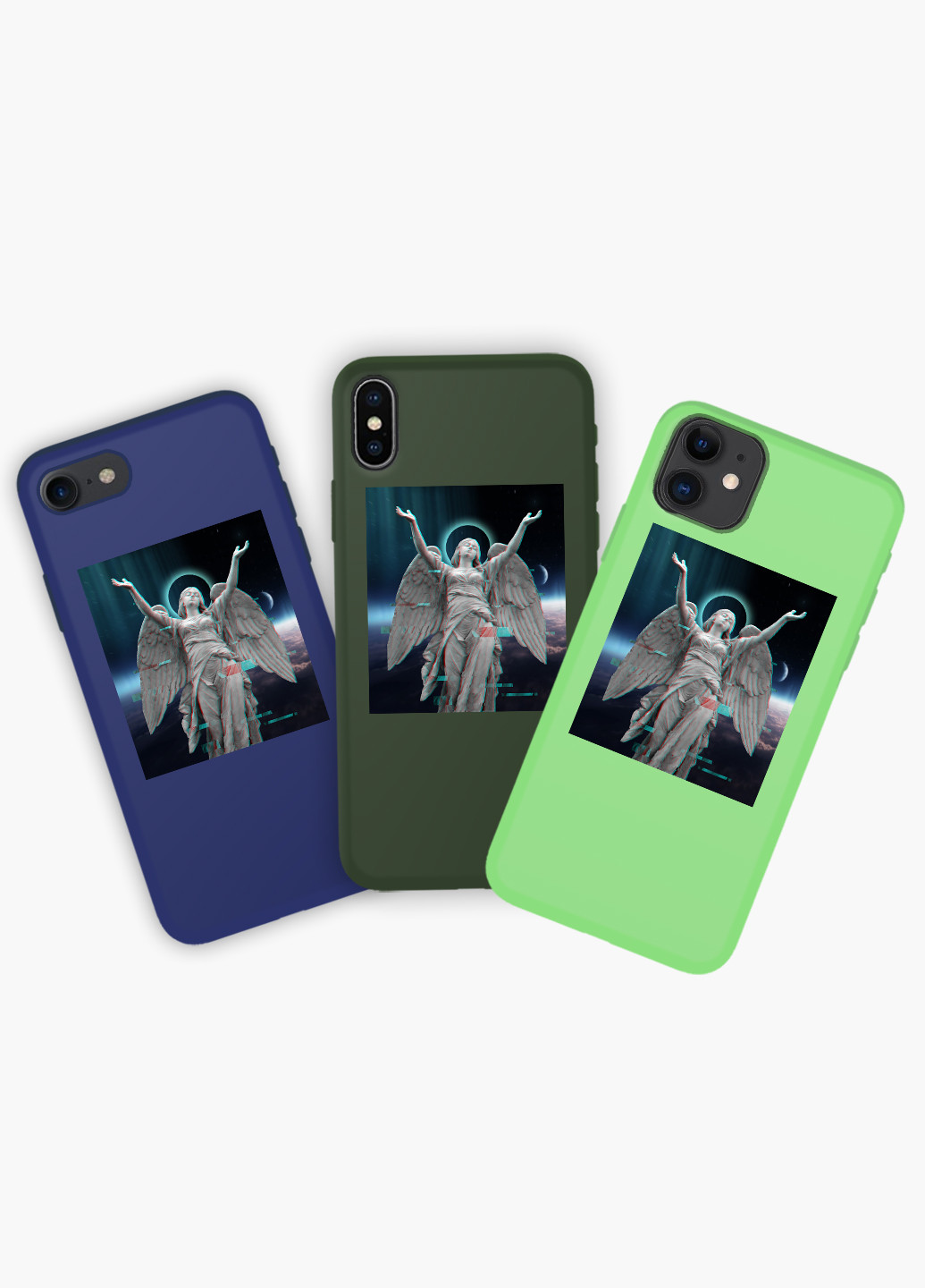 Чохол силіконовий Apple Iphone X Ренесанс Ангел (Renaissance Angel) (6129-1592) MobiPrint (219503402)