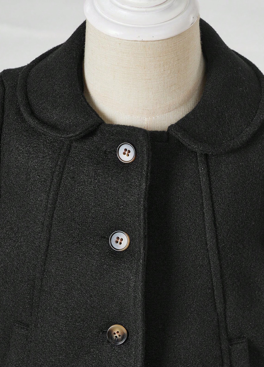 Чорне демісезонне Пальто SHEIN