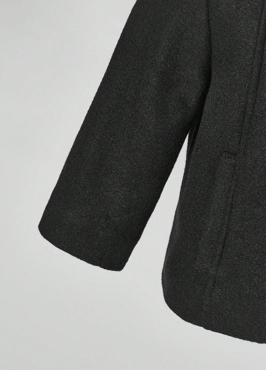 Чорне демісезонне Пальто SHEIN