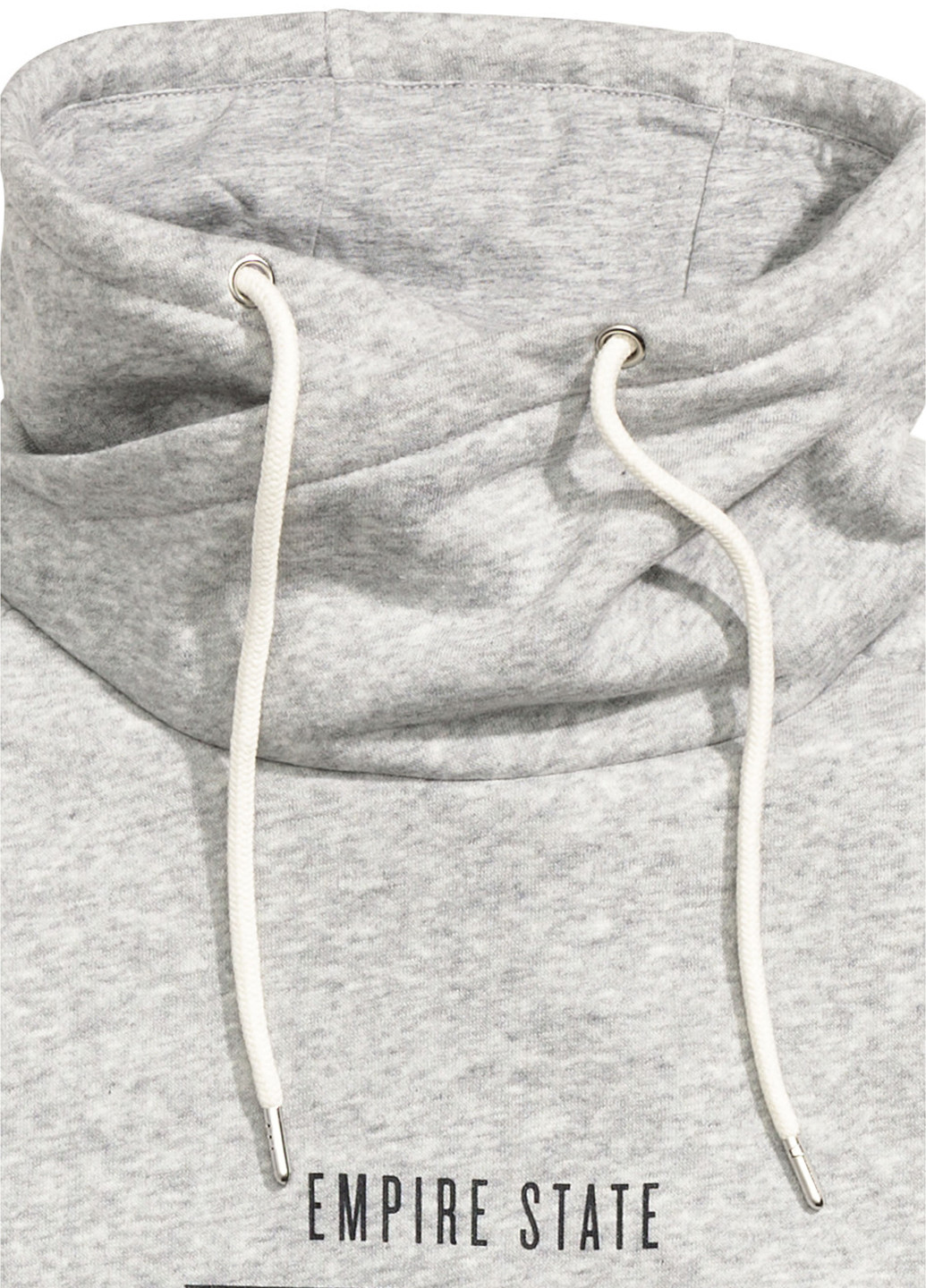 Свитшот H&M - крой рисунок светло-серый кэжуал - (122376690)