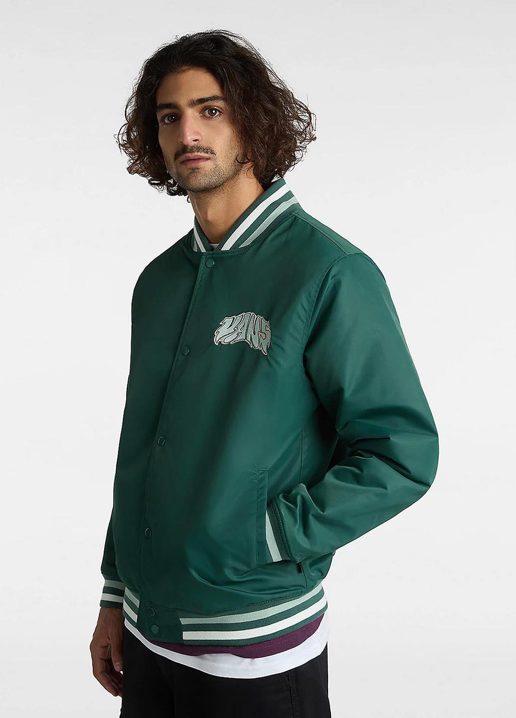 Бомбер Vans бейсбольний на блискавці (330358931)