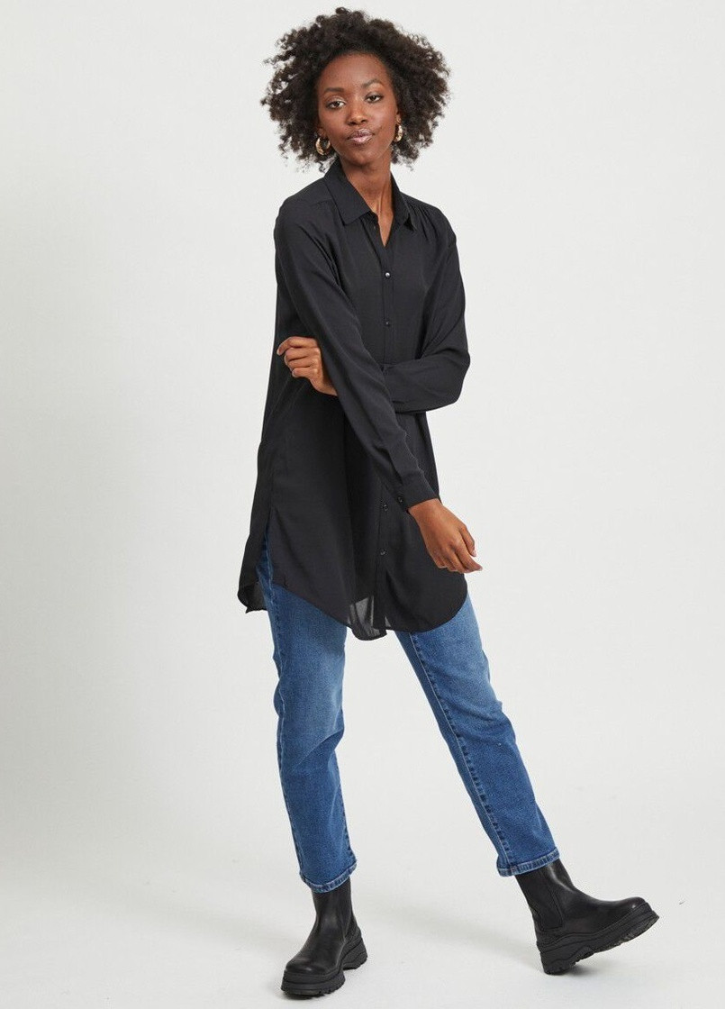 Чёрная блуза Vila