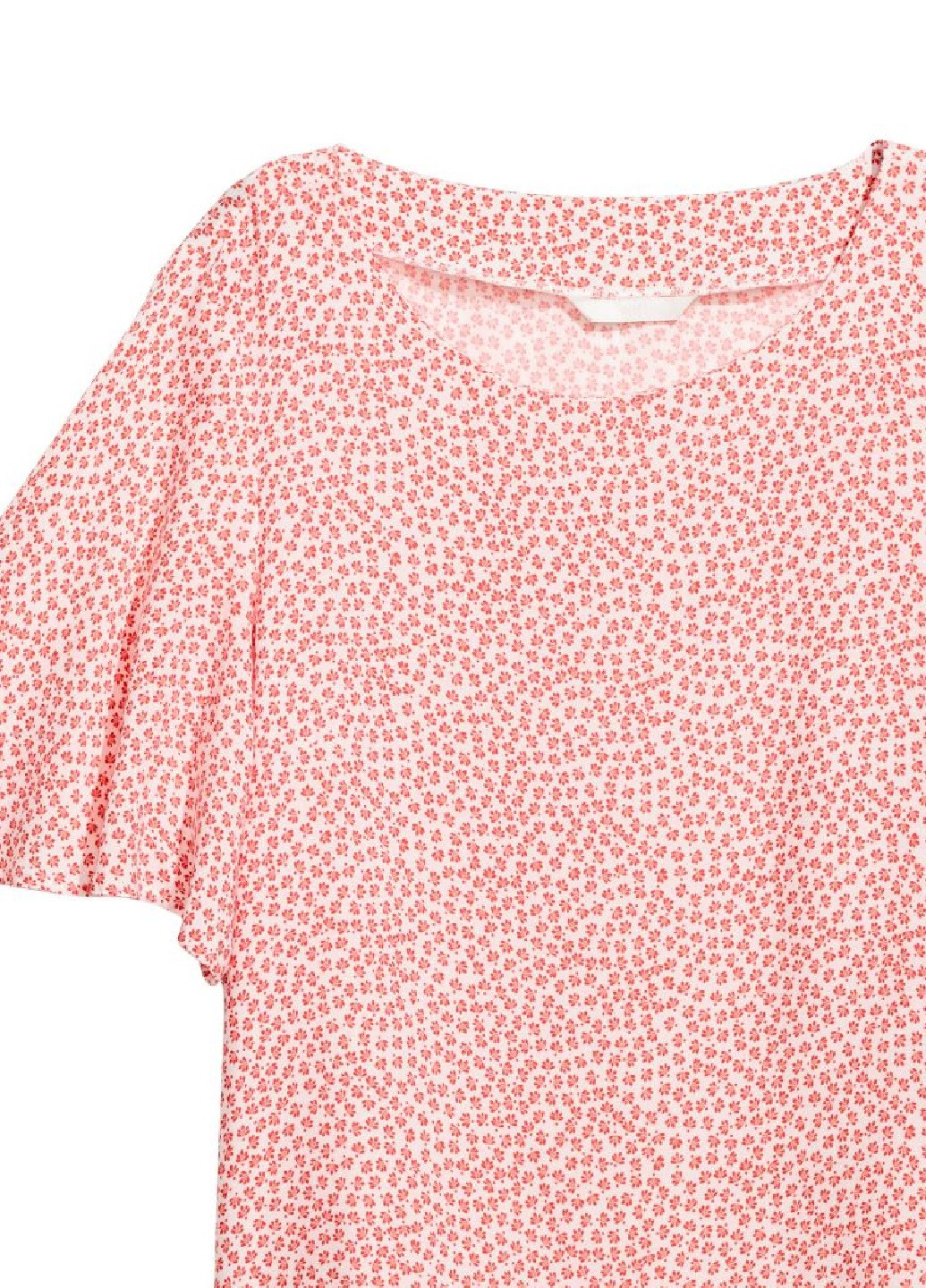 Красная блузка с рукавами клёш H&M