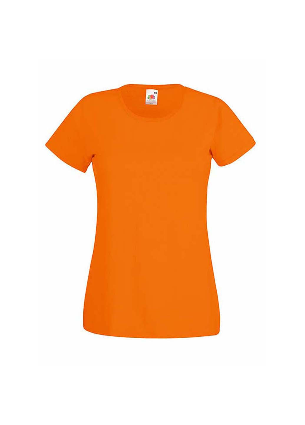 Оранжевая демисезон футболка Fruit of the Loom D0613720442XL