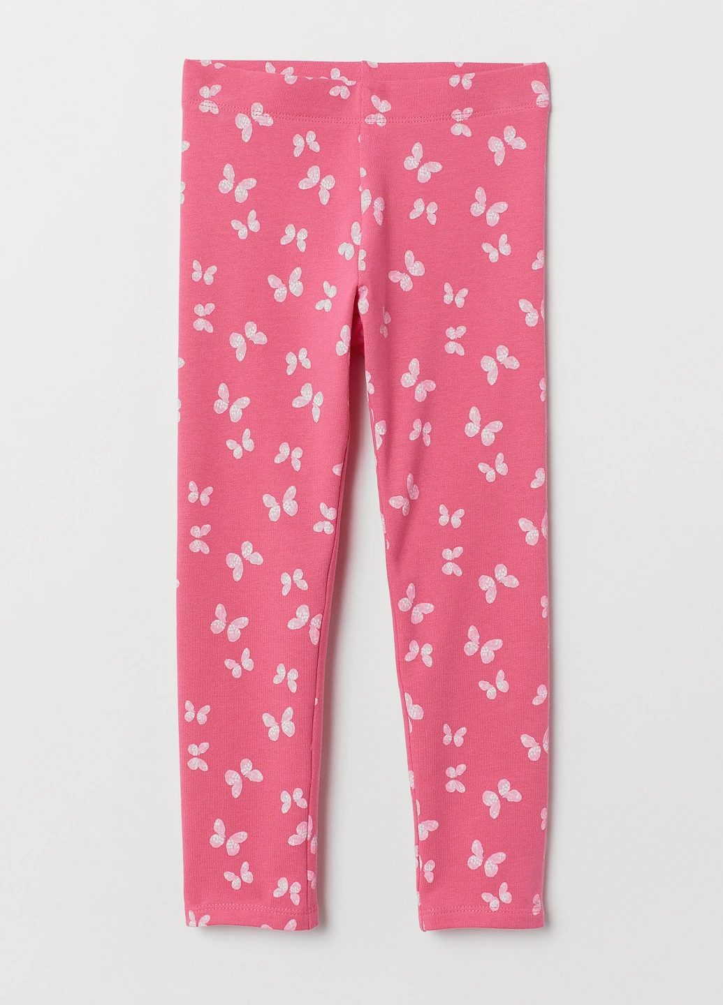 Розовые демисезонные леггинсы H&M