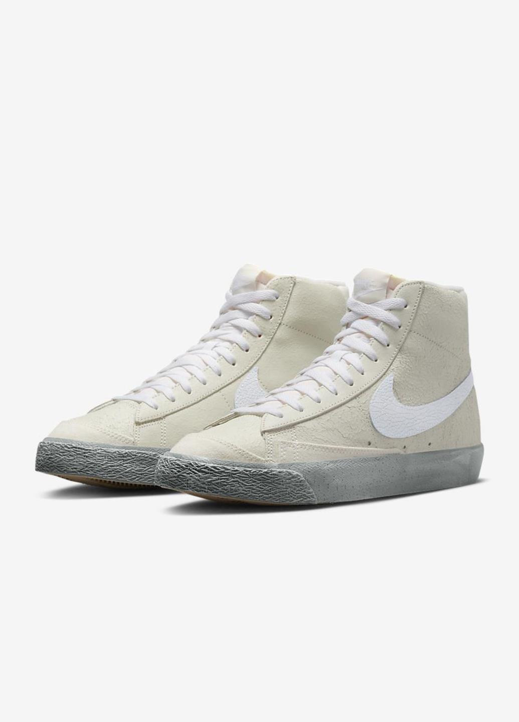 Бежеві кеды dv0797-100 Nike Blazer Mid '77 SE