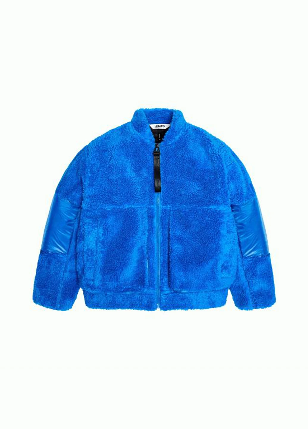 Синяя демисезонная куртка 18450-13 Rains Kofu Fleece Bomber Jacket T1