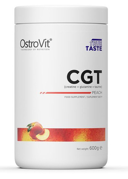 CGT (Creatine Glutamine Taurine) 600 g (Peach) Ostrovit (254661294)