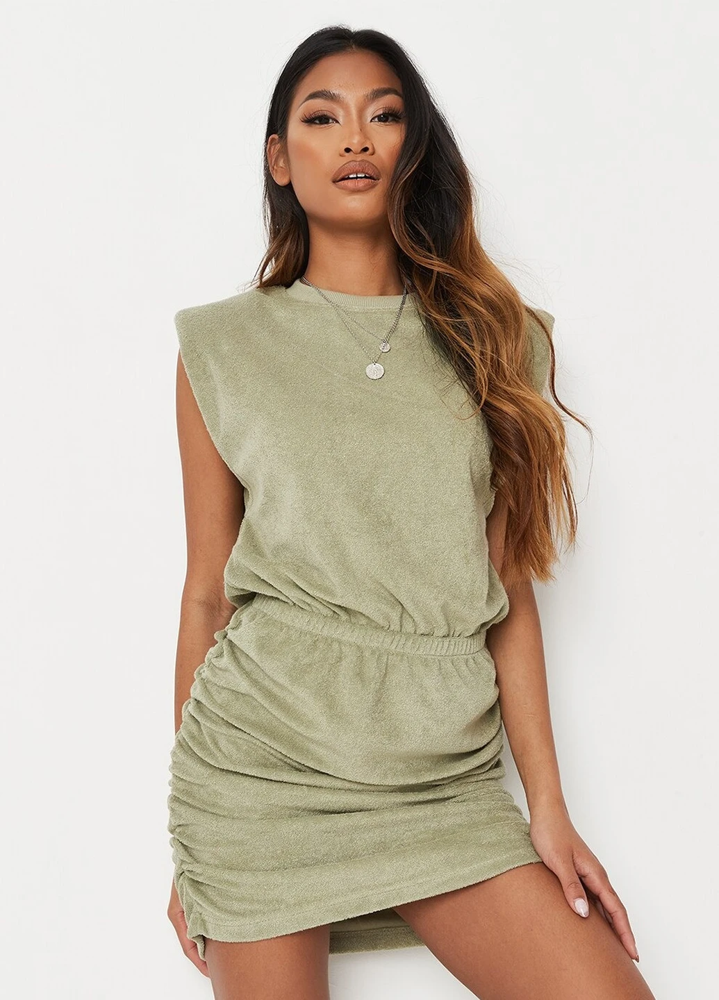 Оливкова (хакі) сукня Missguided