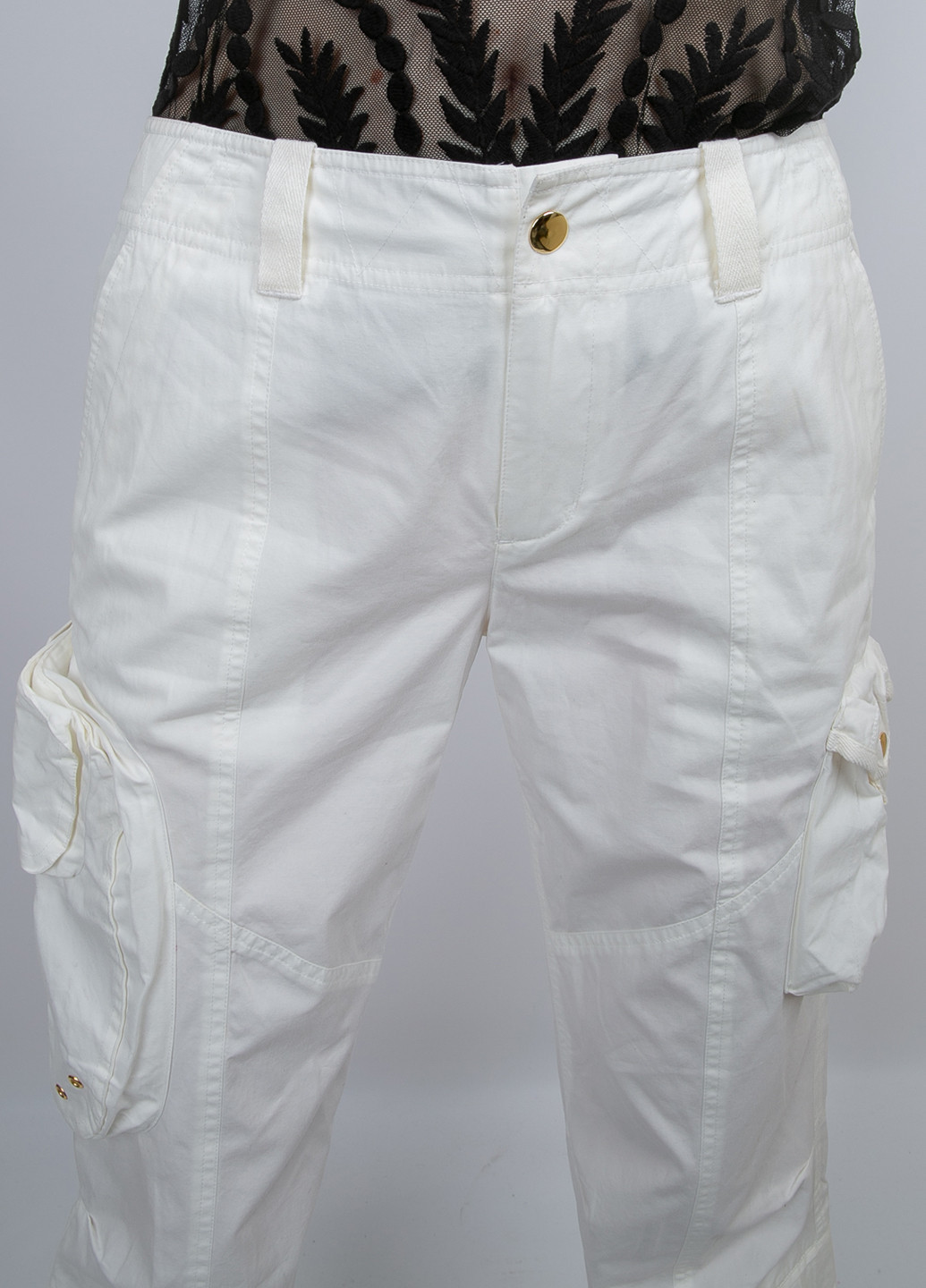 Белые кэжуал летние карго брюки Ralph Lauren