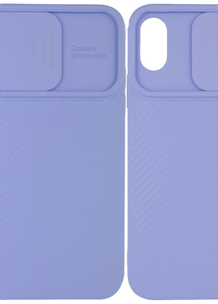 Чохол Camshield Square TPU зі шторкою для камери для Apple iPhone XS Max (6.5 ') Блакитний (is_00000042554_3) Epik (229725551)