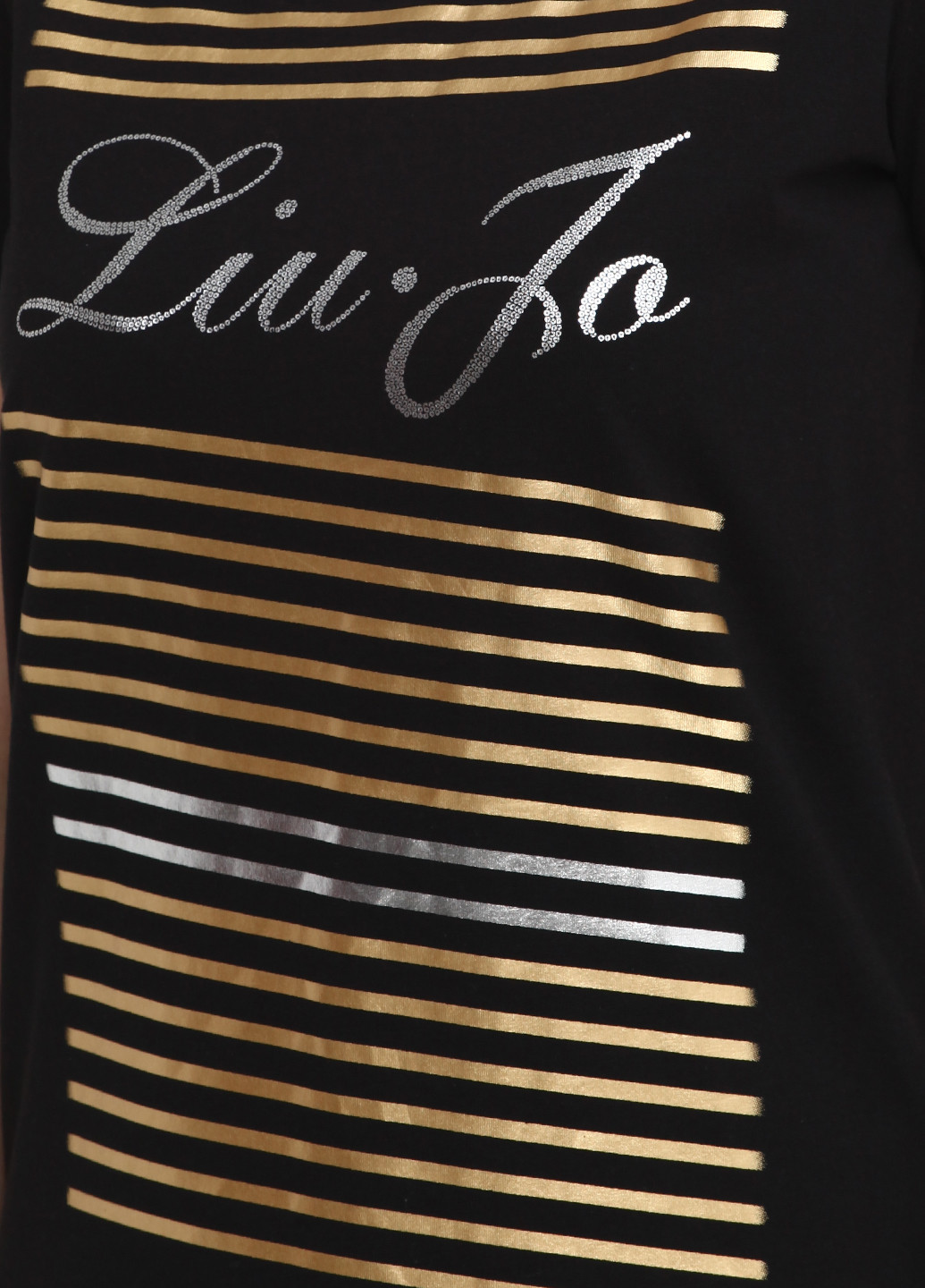 Черная летняя футболка Liu Jo