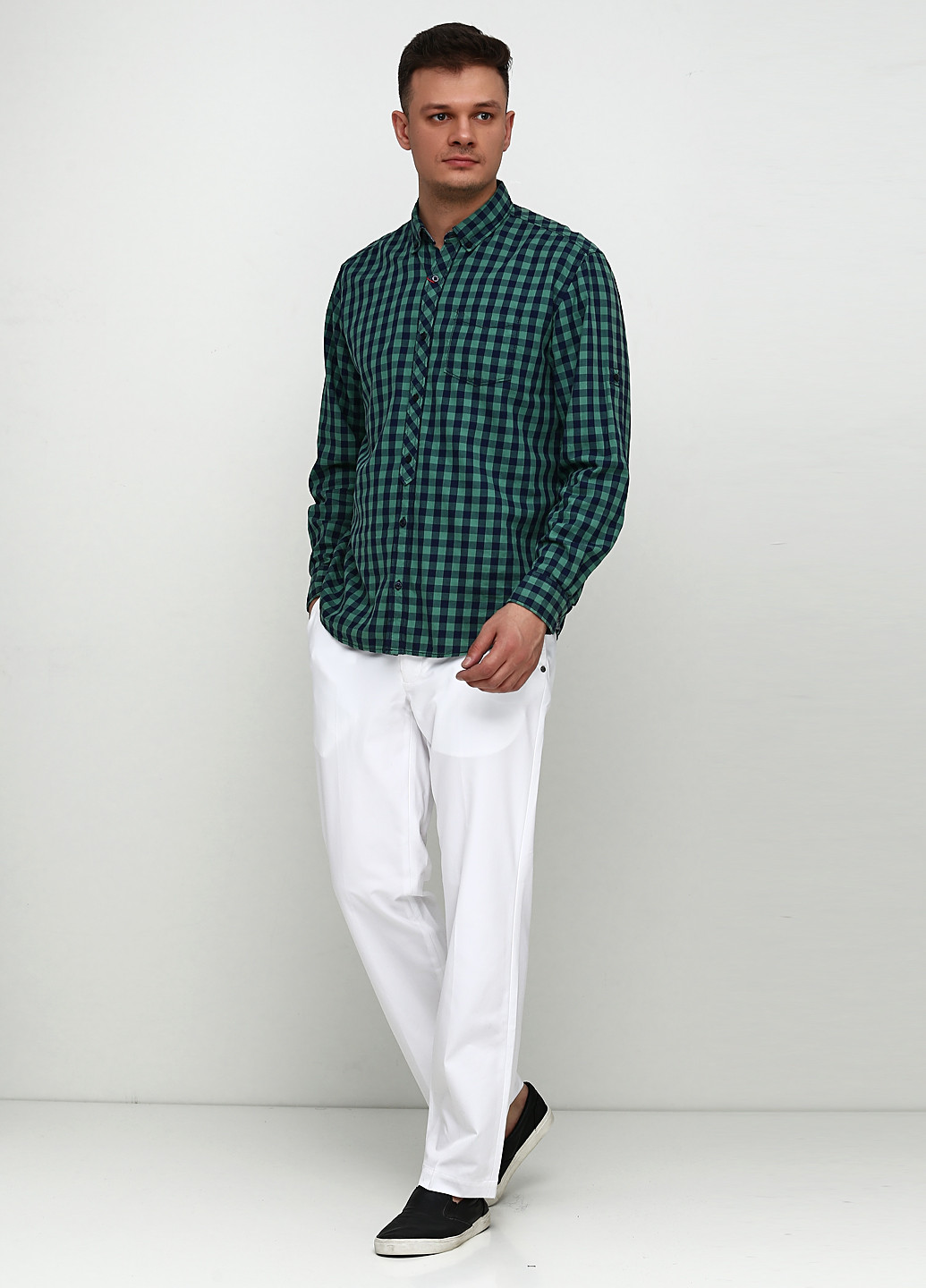 Белые кэжуал демисезонные прямые брюки Ralph Lauren