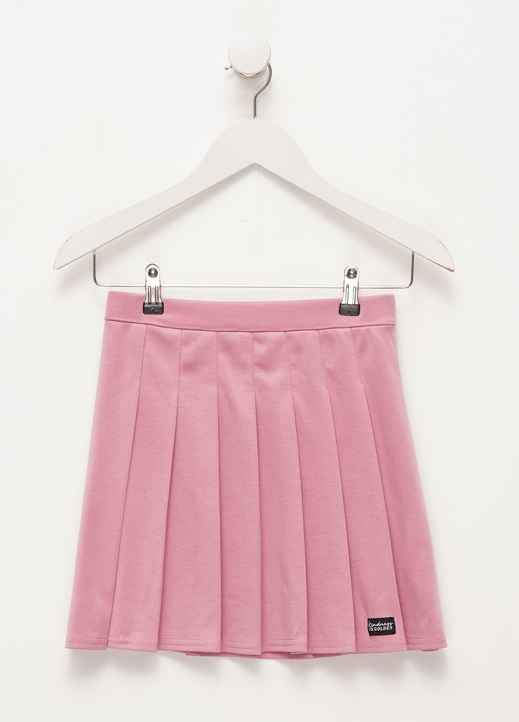 Розовая кэжуал однотонная юбка Stradivarius клешированная