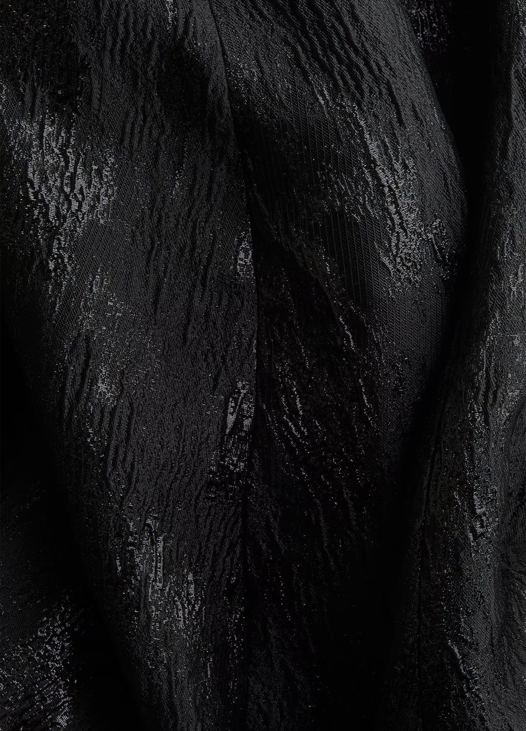 Черная кэжуал с абстрактным узором юбка H&M клешированная