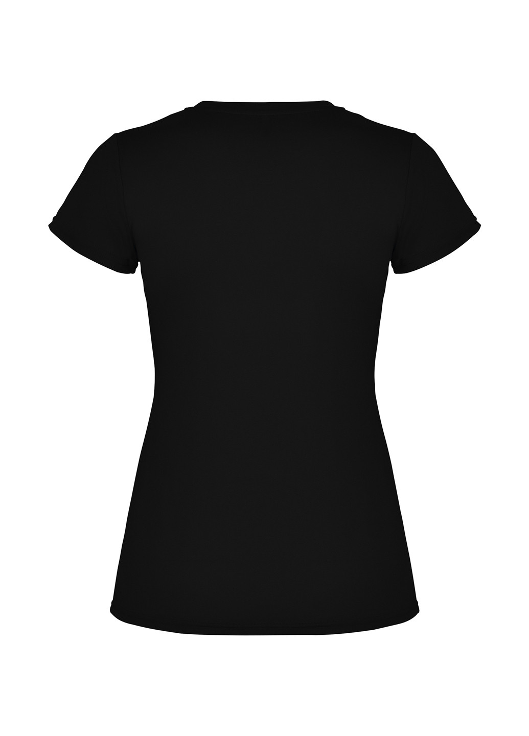Черно-белая летняя футболка с коротким рукавом Roly