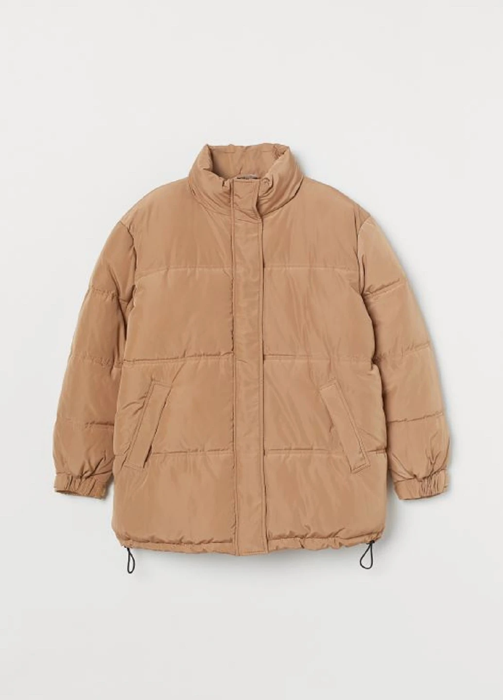 Бежевая зимняя куртка H&M