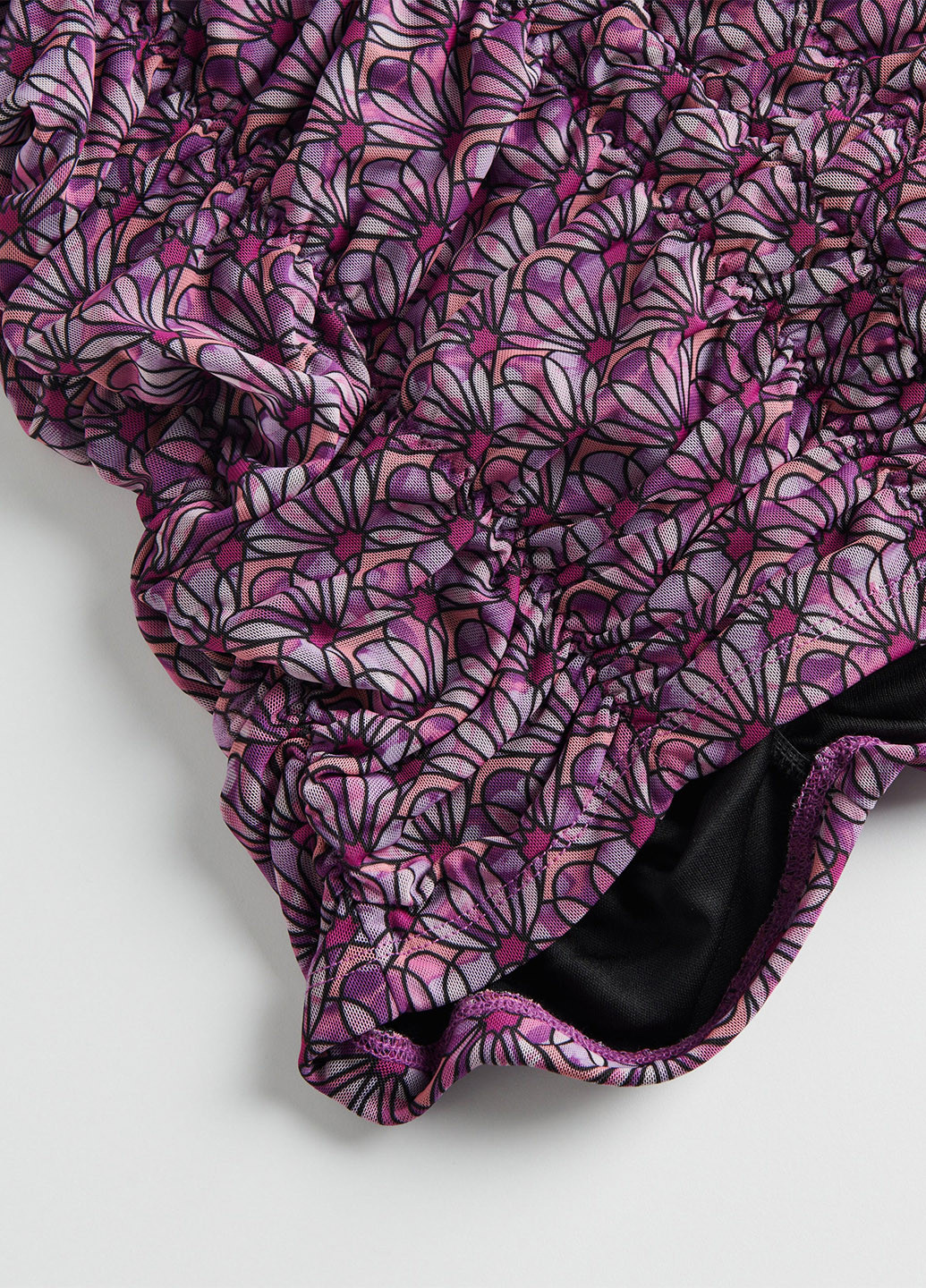 Сиреневое кэжуал платье силуэтная Reserved с цветочным принтом