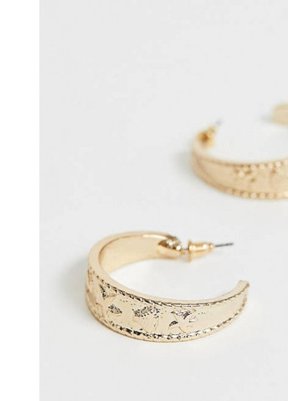Сережки кільця з морським мотивом Liars & Lovers S19 золотисті Asos (228702215)