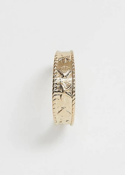Сережки кільця з морським мотивом Liars & Lovers S19 золотисті Asos (228702215)
