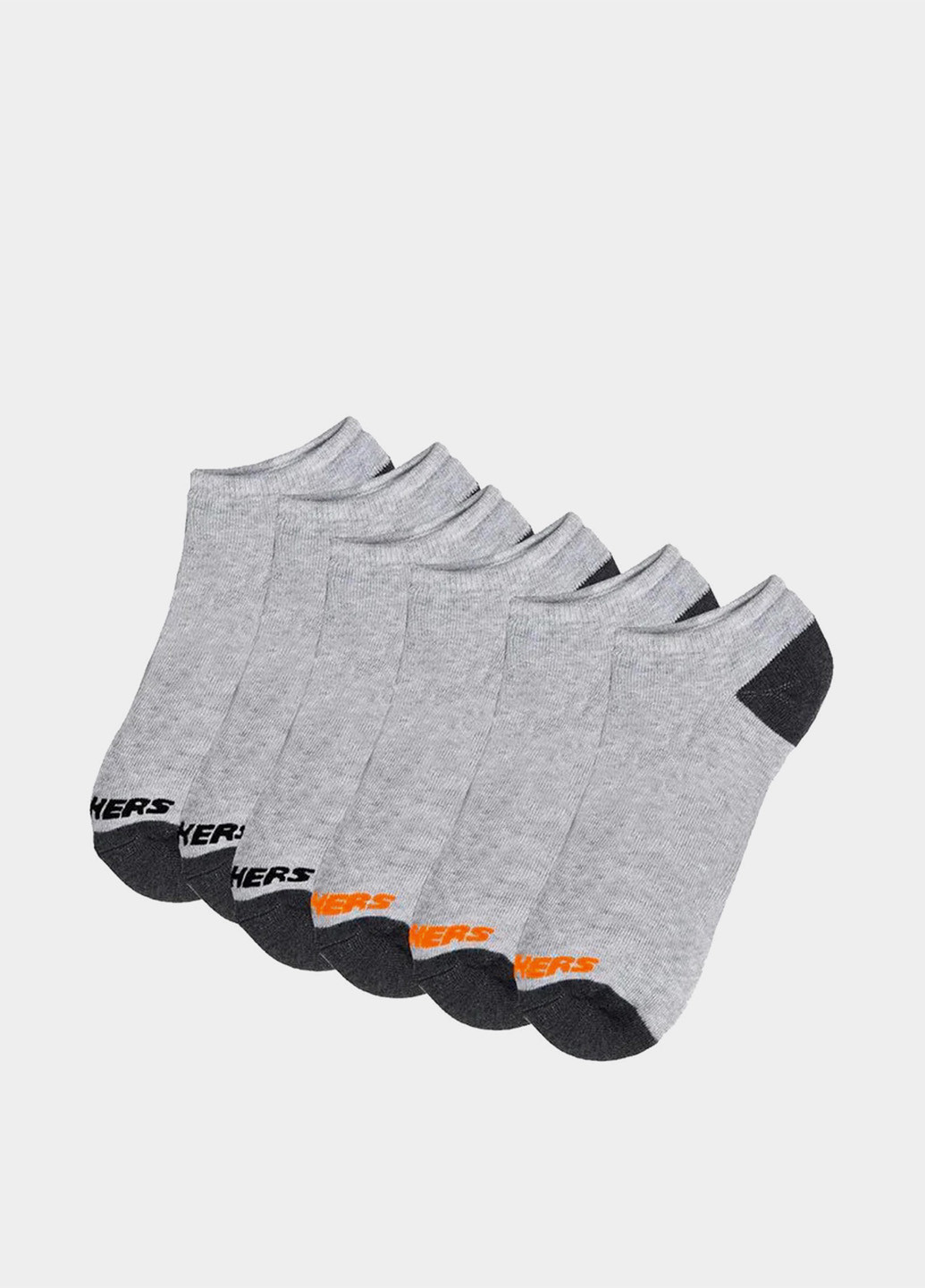 Серые носки (6 пар) Skechers логотипы (363353973)