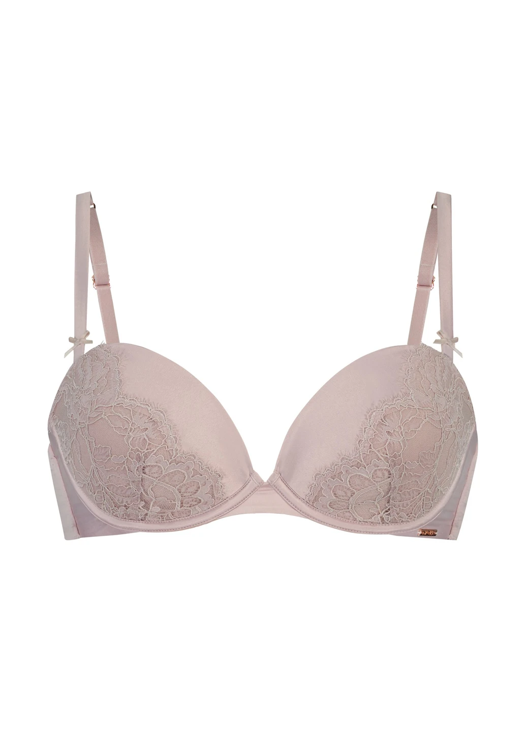 Пудровый балконет бюстгальтер Hunkemoller с косточками полиэстер
