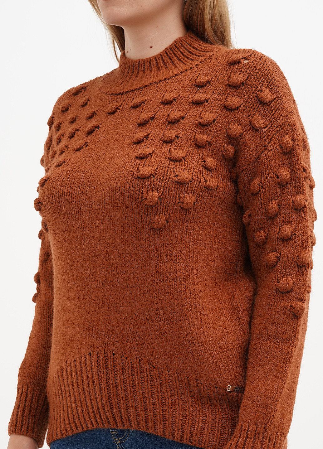 Коричневий демісезонний светр Sassofono Club