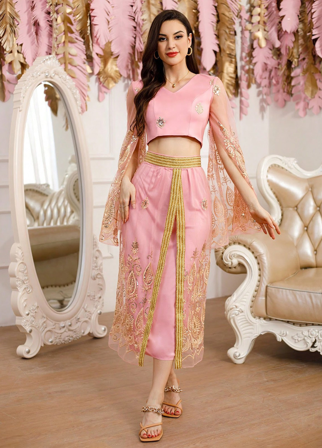 Костюм (топ, юбка) SHEIN (323778764)