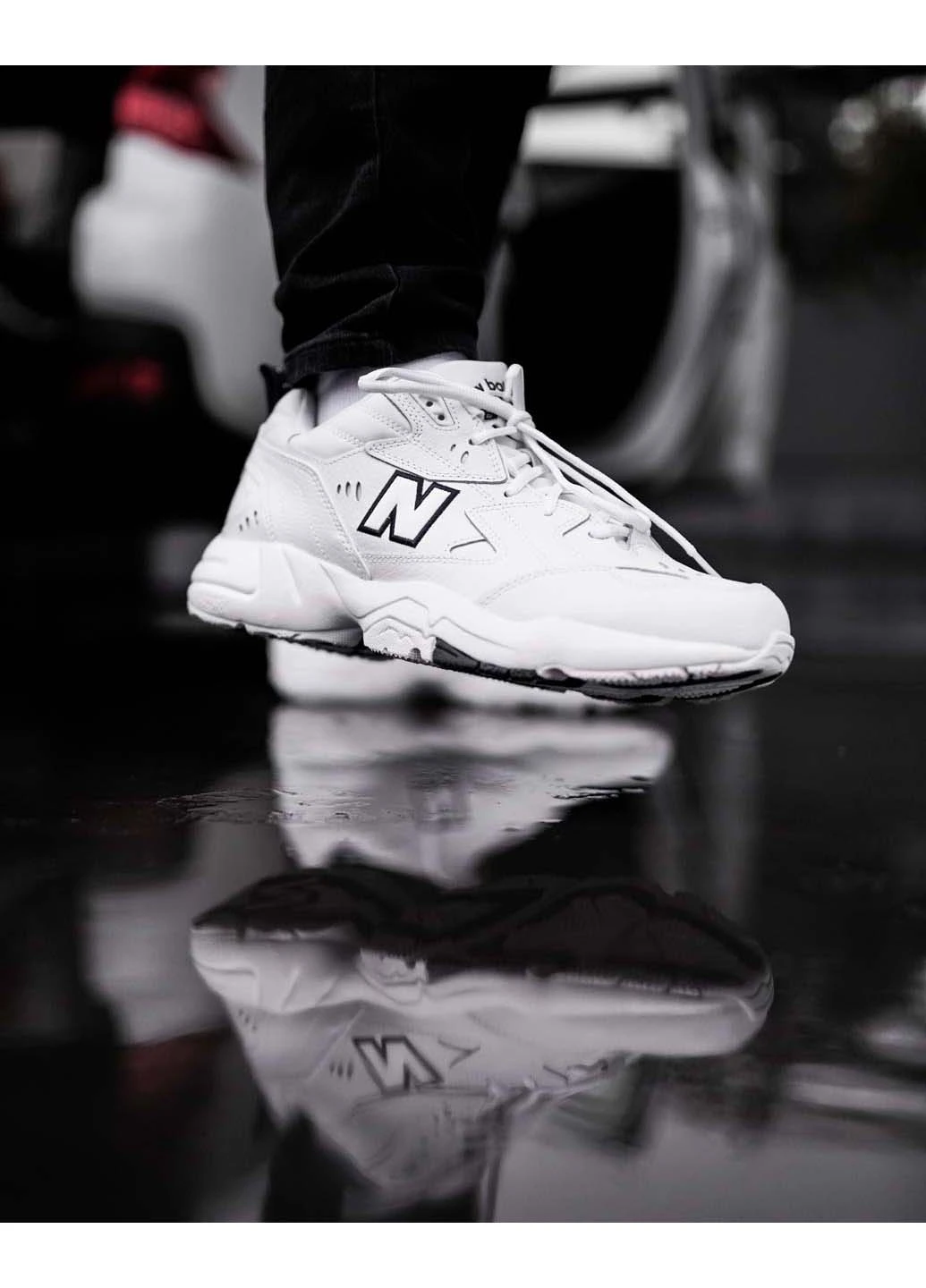 Білі кросівки демісезон New Balance