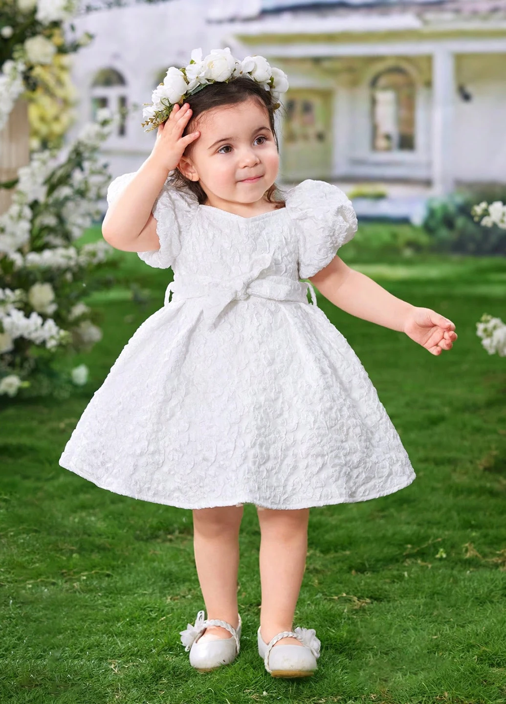 Біла сукня SHEIN (327828202)