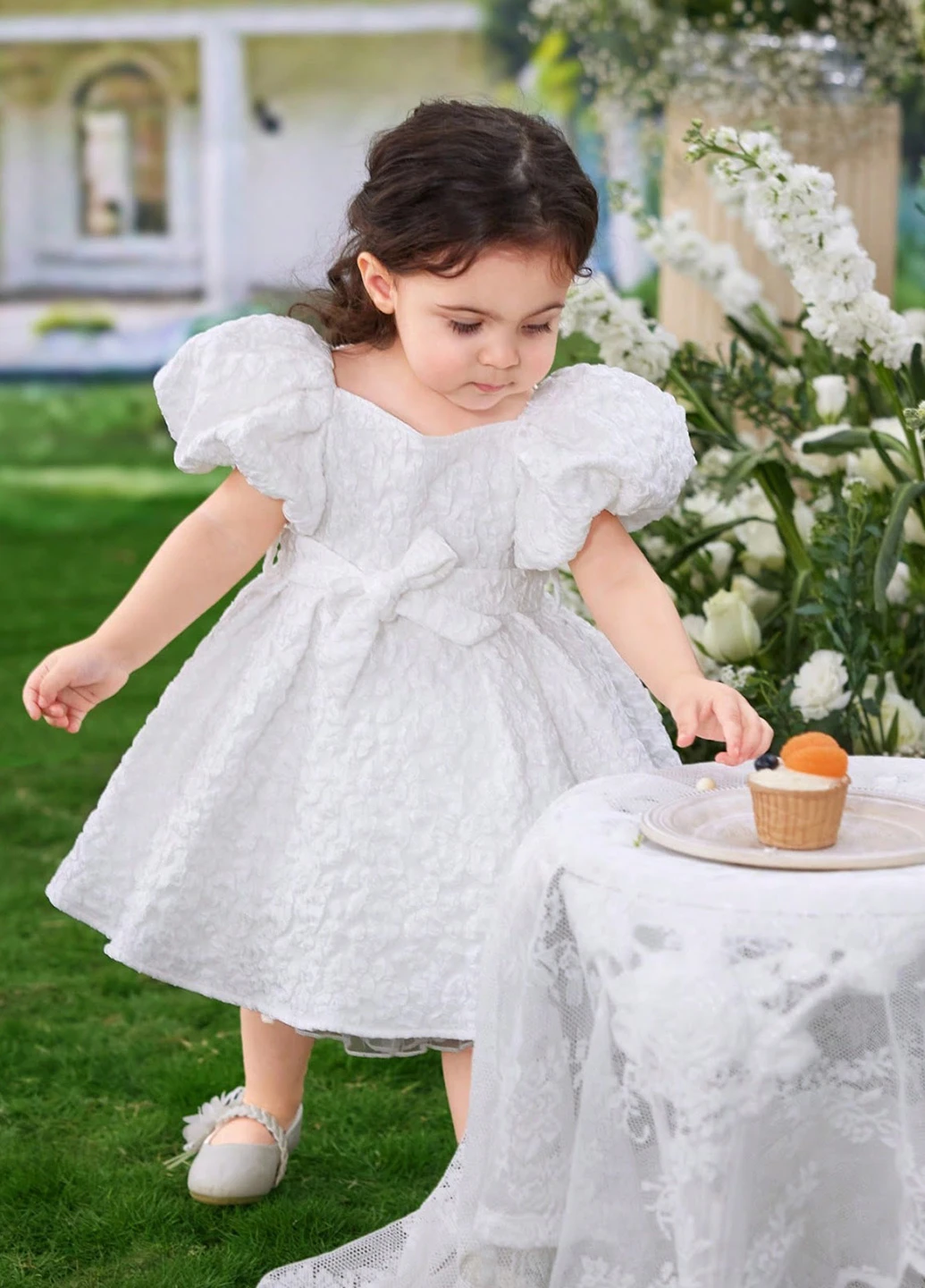 Біла сукня SHEIN (327828202)