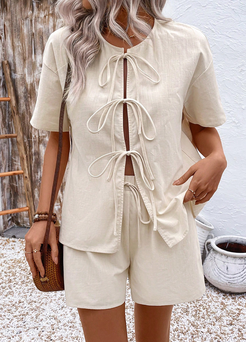 Костюм (рубашка, шорты) SHEIN (346168382)