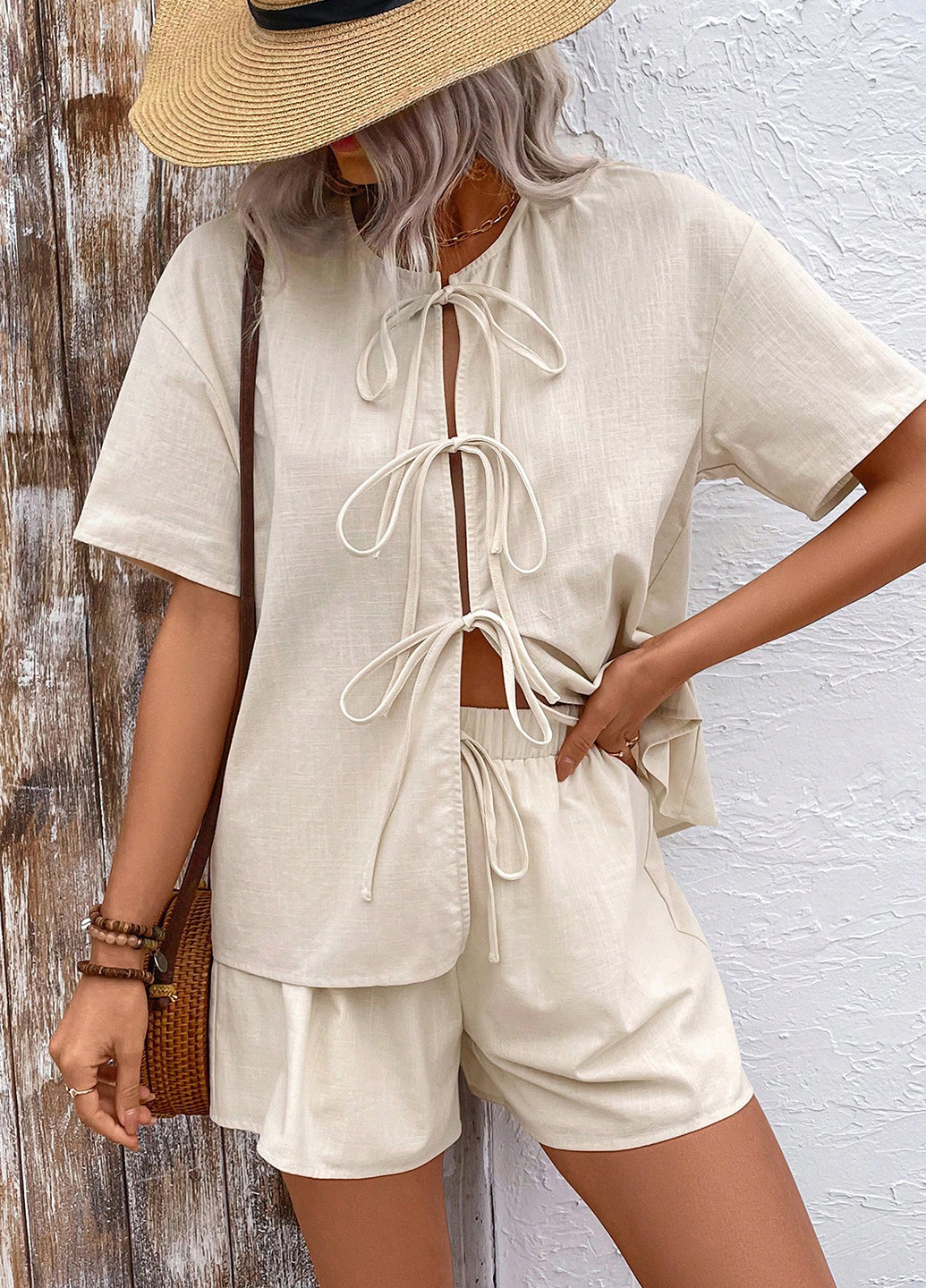 Костюм (рубашка, шорты) SHEIN (346168382)