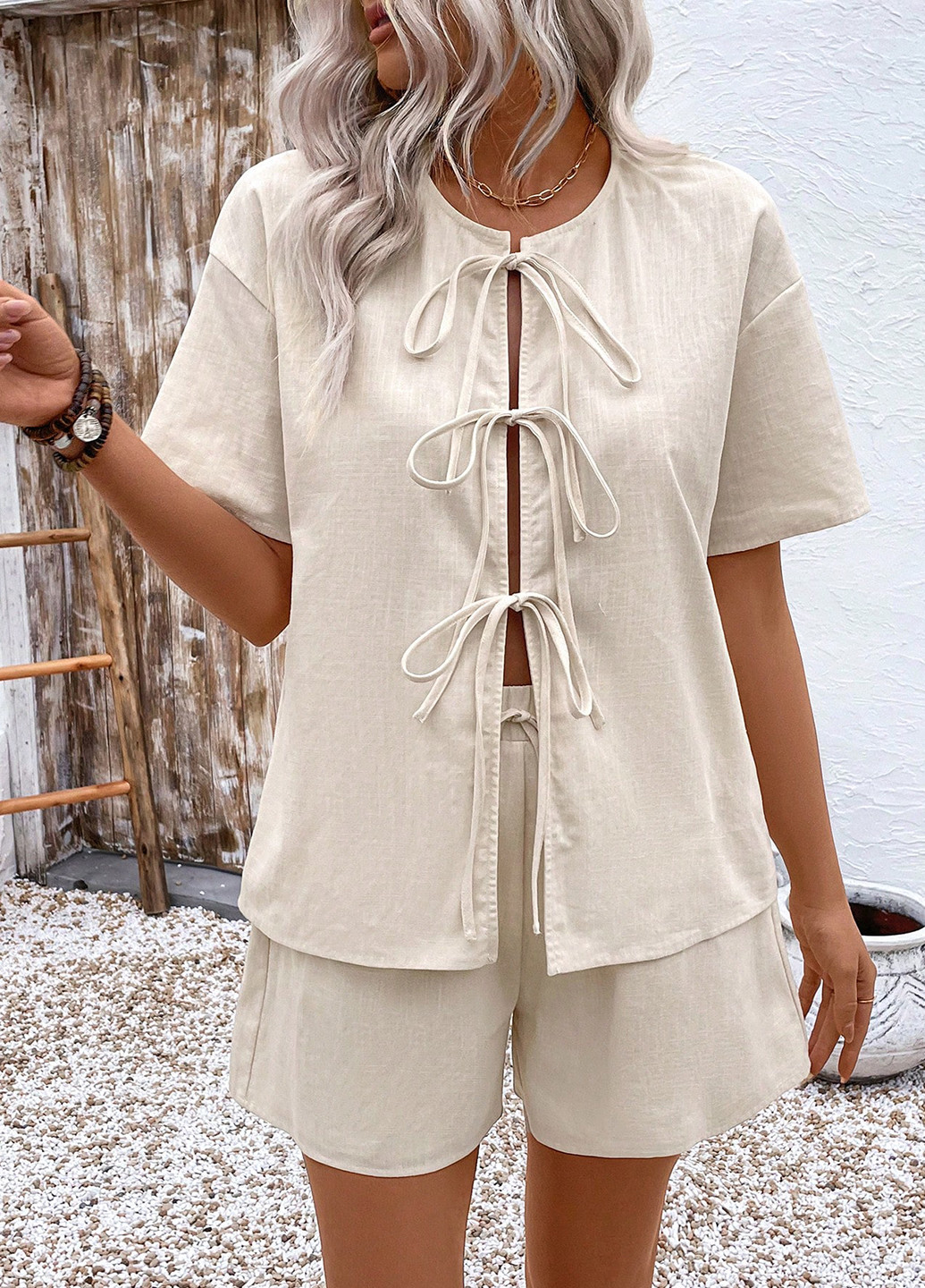 Костюм (рубашка, шорты) SHEIN (346168382)