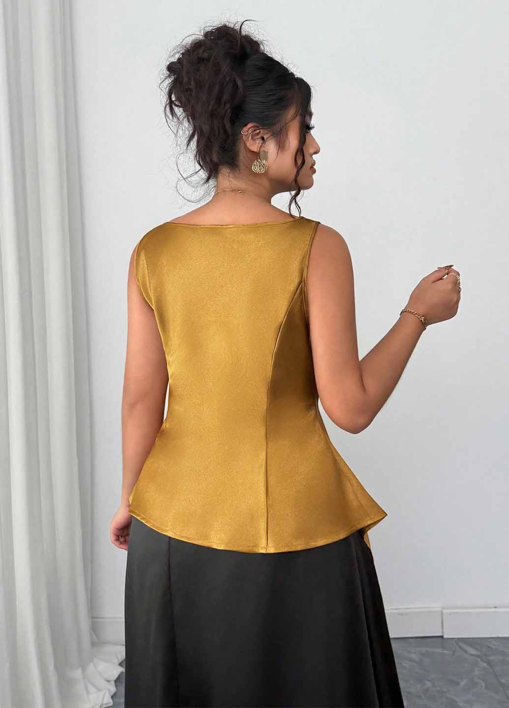 Золотая блуза SHEIN