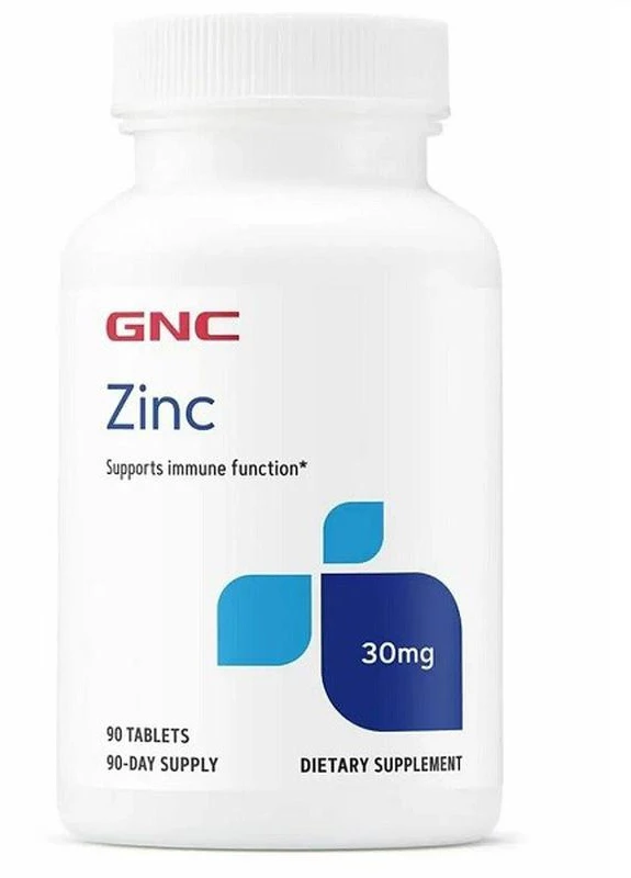 Цинк Zinc 30 mg 90 tabl GNC (254444400)