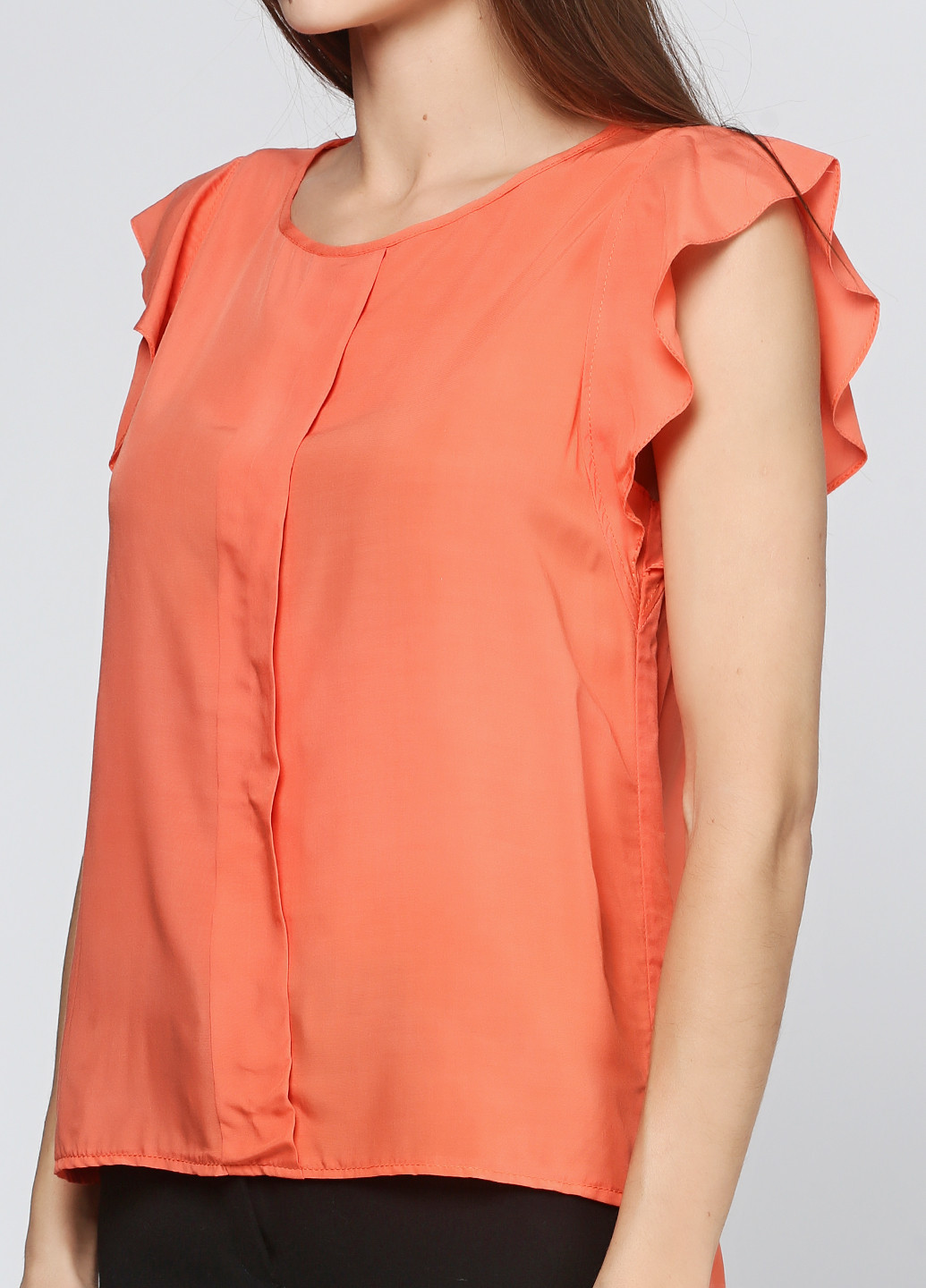 Оранжевая летняя блуза Лаванда