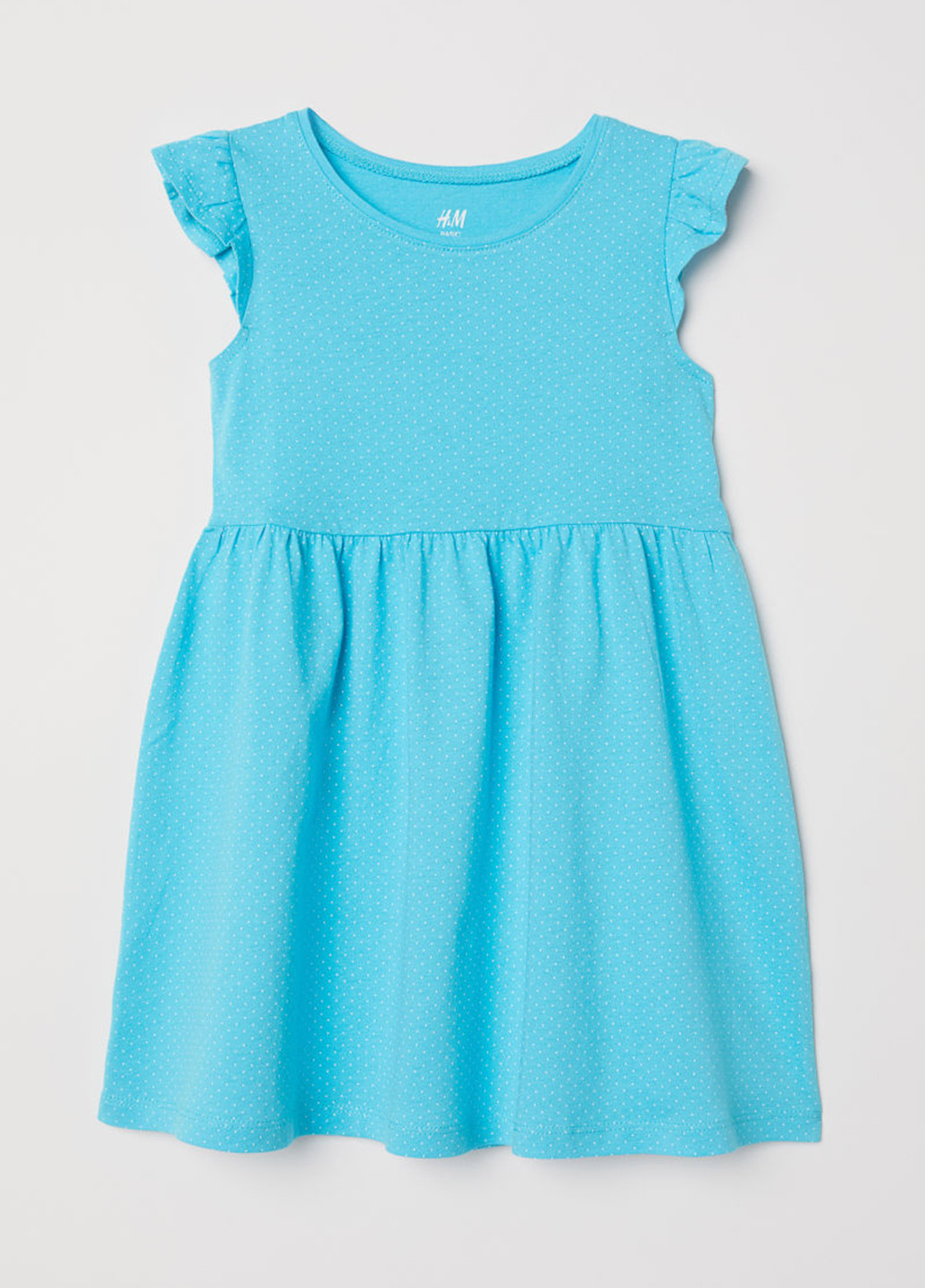 Голубое платье H&M (91101517)