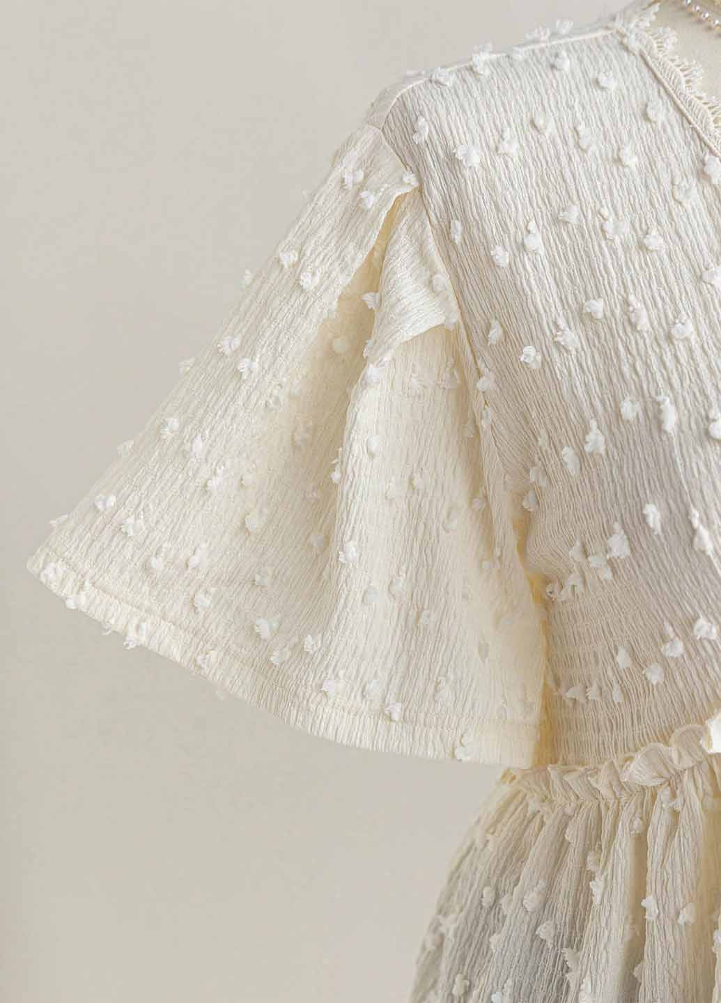 Молочная блуза SHEIN