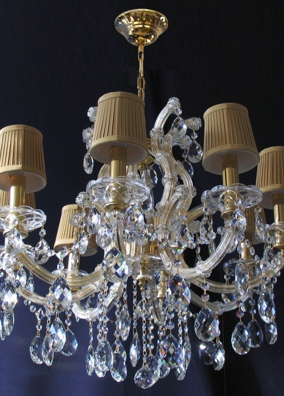 Люстра підвісна класична з абажуром BCL-312S/8 Brille (253886997)