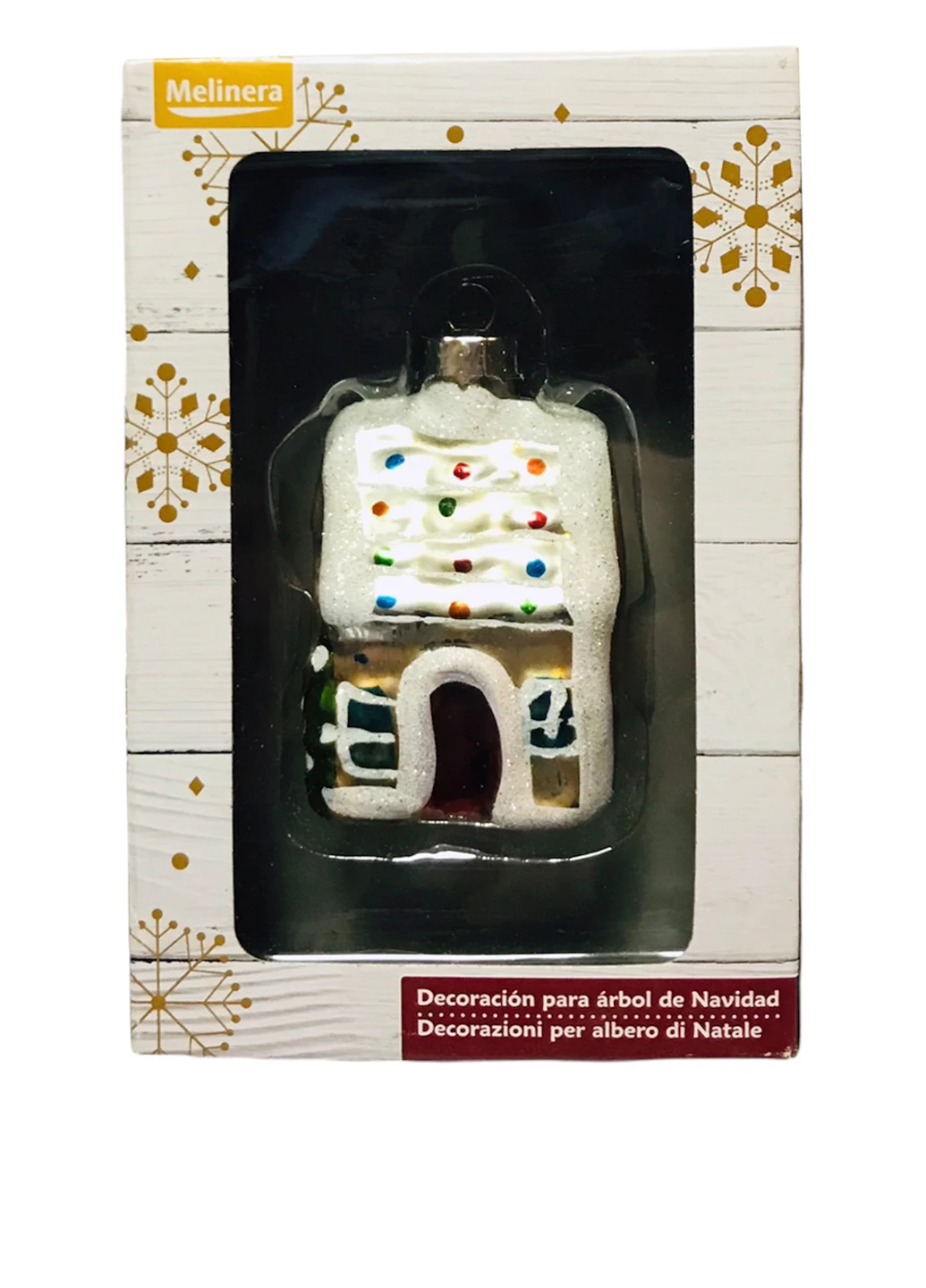 Новорічна ялинкова іграшка, 7х4х4 см Melinera (251309722)