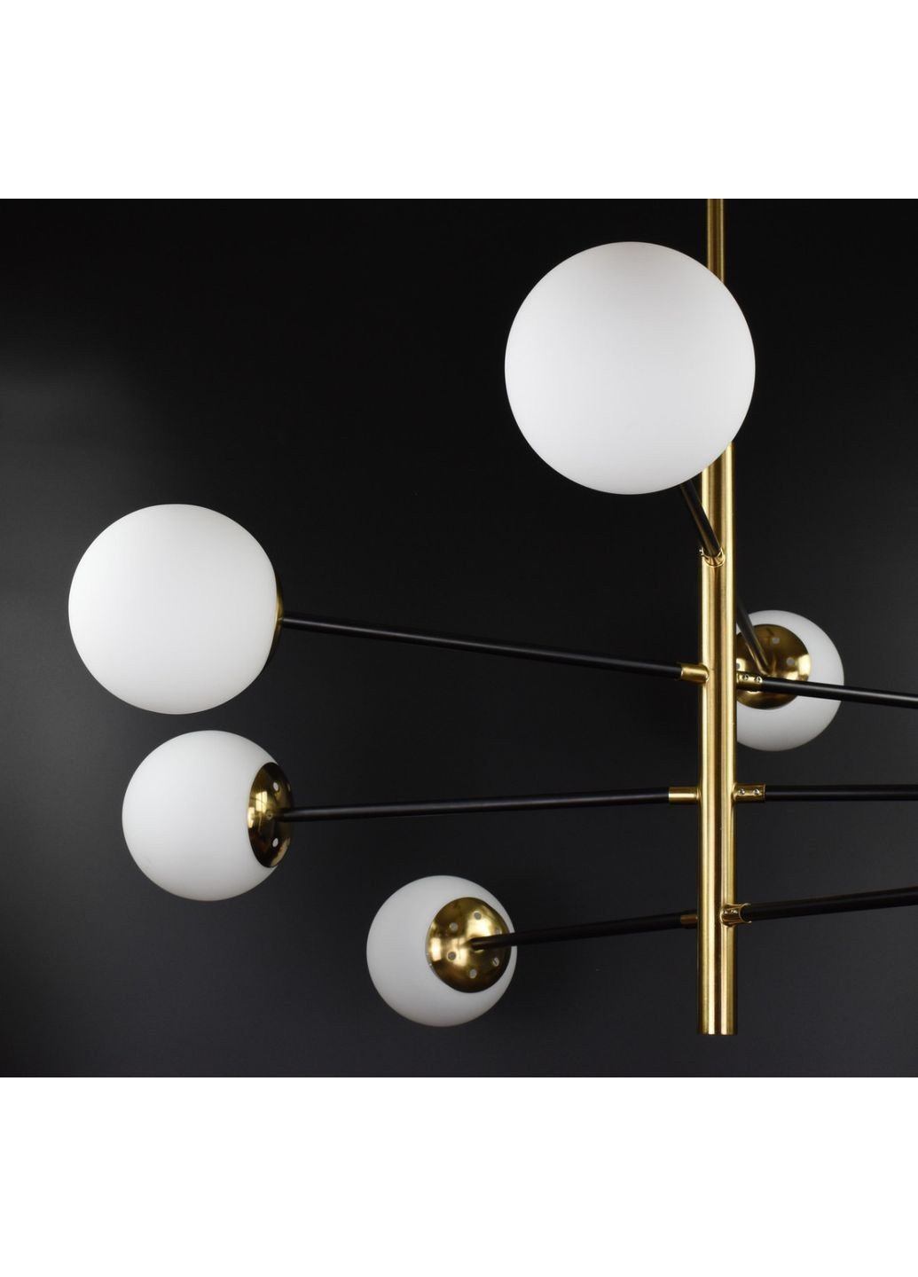 Люстра потолочная на 8 лампочек AOC8/8-gd Бронза 50х95х95 см. Sunnysky (253528149)