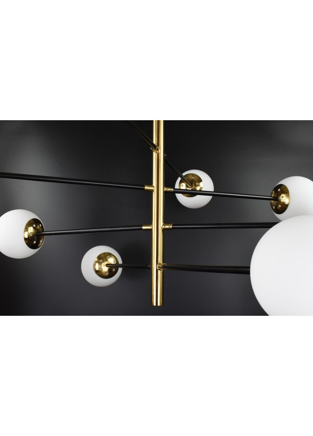 Люстра потолочная на 8 лампочек AOC8/8-gd Бронза 50х95х95 см. Sunnysky (253528149)